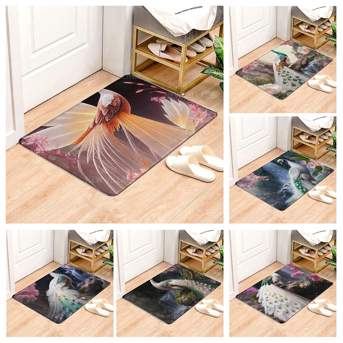 

House entrance carpet Home doormat Modern Nordic style Room Bath mat Foot mat bathroom non-slip mat Kitchen water absorption mat