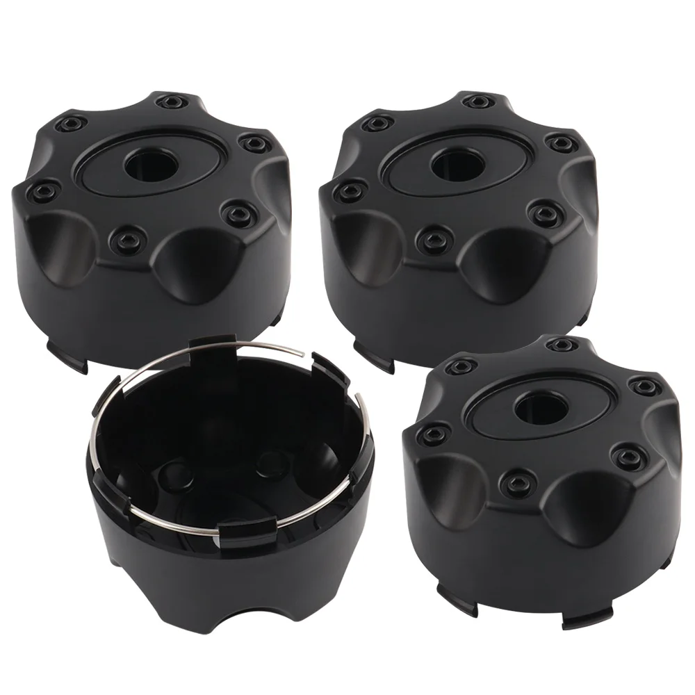 Tire Wheel Hub Dust Rim Cap Covers Black UTV Accessories for Polaris Sportsman Ranger RZR ACE 1521509-521