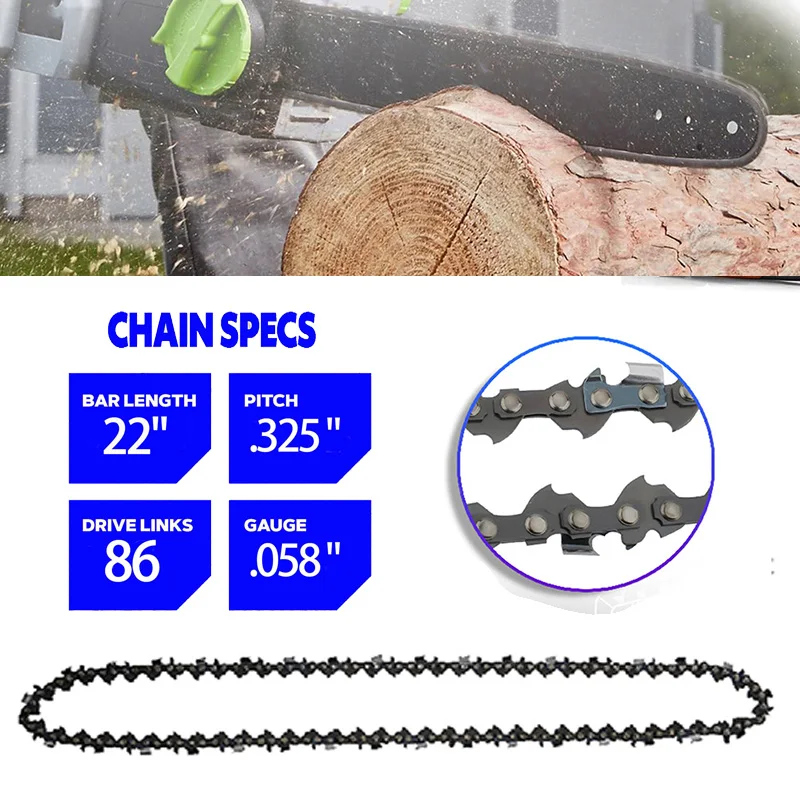22 Inch Chainsaw Chain .325
