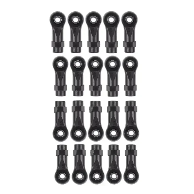 10Pcs/Set Metal Link Set Plastic Rod End for 1/10 RC Crawler Car Axial SCX10 II 90046