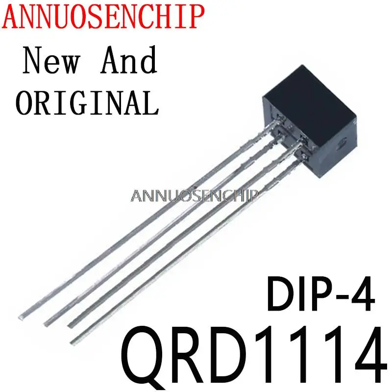 10PCS New and Original RD1114 D1114 1114 DIP-4 REFLECTIVE OBJECT SENSOR In Stock In Stock QRD1114 