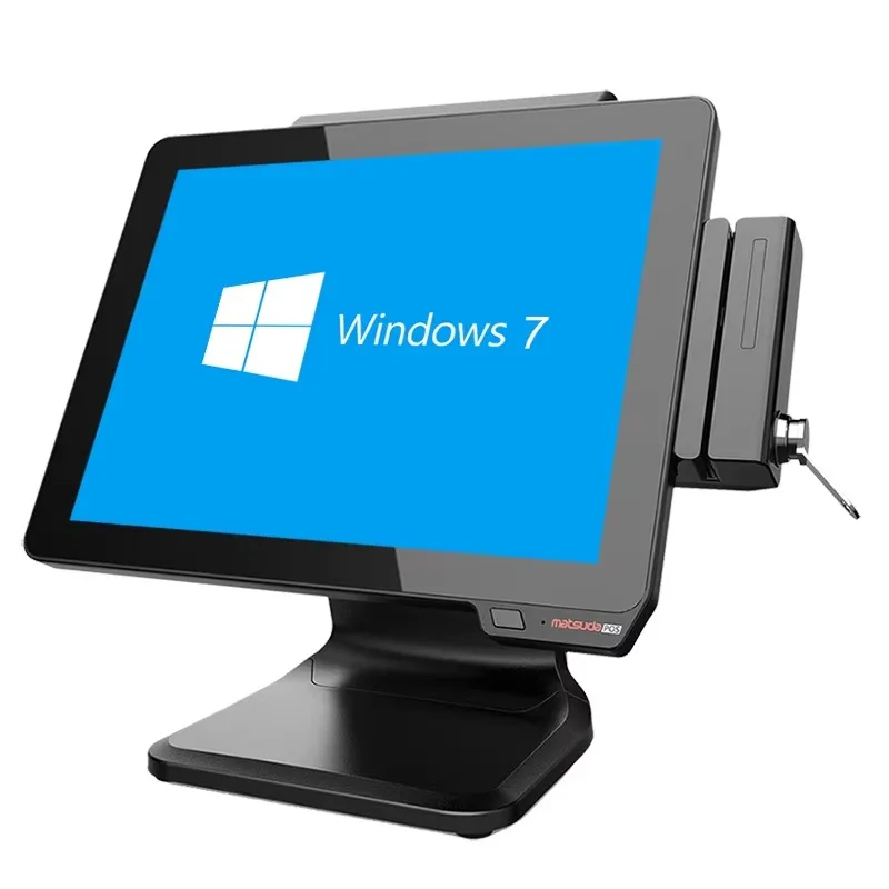 

2026 Hot 15-inch Touch POS Machine ST9800 Body Beautiful Hidden Line Design Restaurant Supermarket POS Bank Terminal