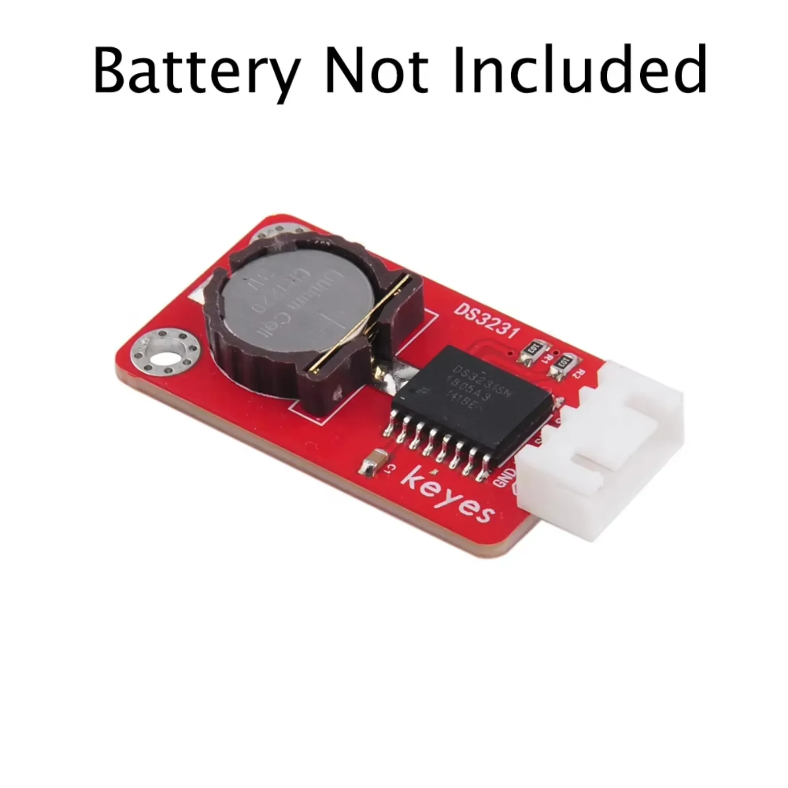 Keyes 5pcs Real Time Clock Module High-Precision 1 Clock with 2.54mm Anti-reverse Plug White Terminal Battery Not Included