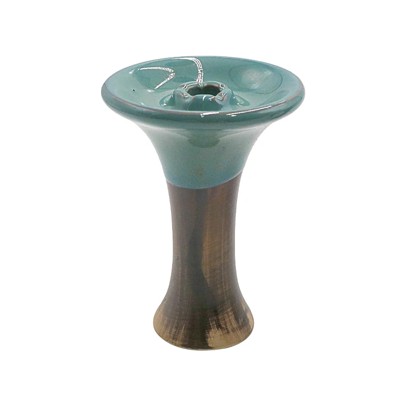 

One Hole Ceramic Shisha Bowl Phunnel Hookah Chicha Head Smoking Hookah Narguile Chicha Cachimbas Shisha Bowl Accessories