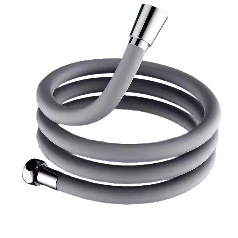 

Дизайнерская силиконовая душевая трубка для ванной комнаты, изгиб произвольного шланга, взрывозащищенный шланг для насадки для душа с защитой от намотки, высокая прочность