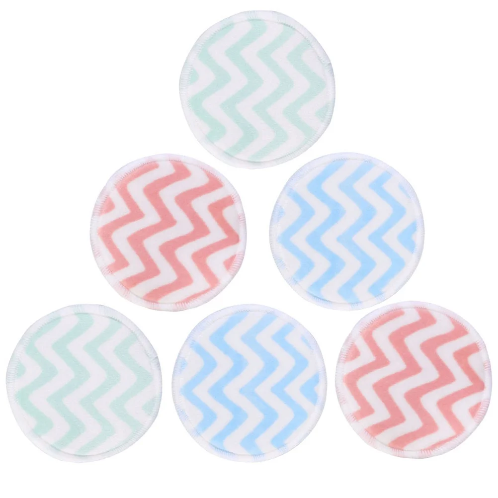 

6pcs Rounded Makeup Comfortable Cosmetics Pads For Face Washing Powder Application Compact Powder Puff Suitable For Home