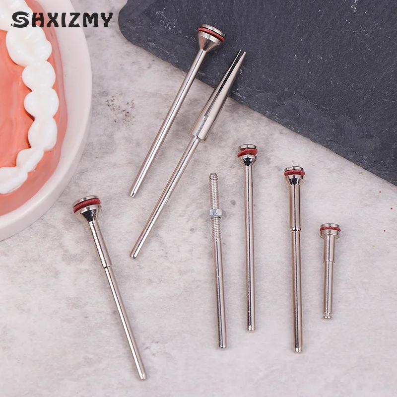 Dental Polisher Shank Mandrel Diamond Disc Machine Cutting Drill Different Models Holding Needle Burs Sand Clip Polishing Tools