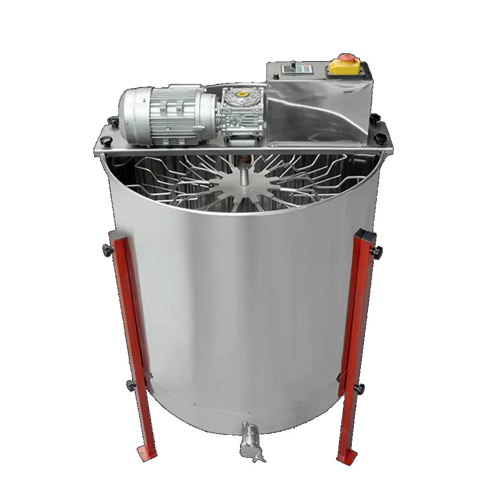 New Automatic 12-Frame Stainless Steel Electric Honey Extractor - Professional Beekeeping Honey Processing Equipment