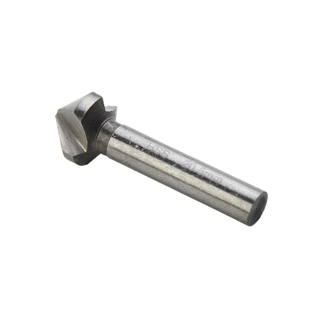 1 PC 3 ขลุ่ย 90 องศา Countersink เจาะ Bit Chamfer CUTTER 6.3-20.5mm Chamfering CUTTER ไม้โลหะเจาะรูเครื่องตัด