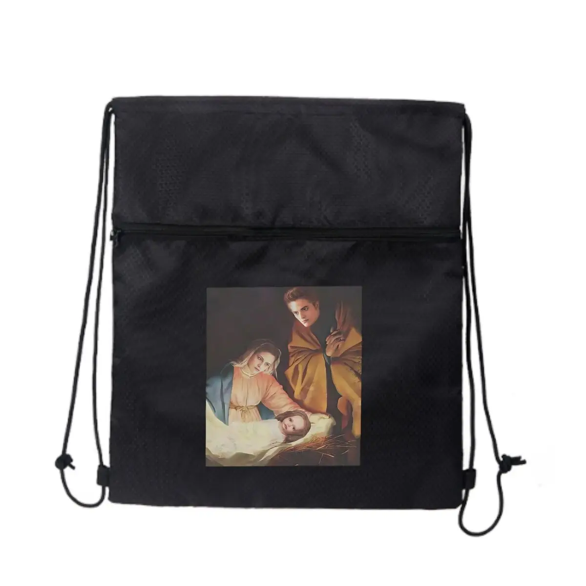 

Рождество - стиль Portrai Спорт на открытом воздухе Тренажерный зал Сумка на шнурке Толстая веревка Баскетбол Футбол Большая вместимость