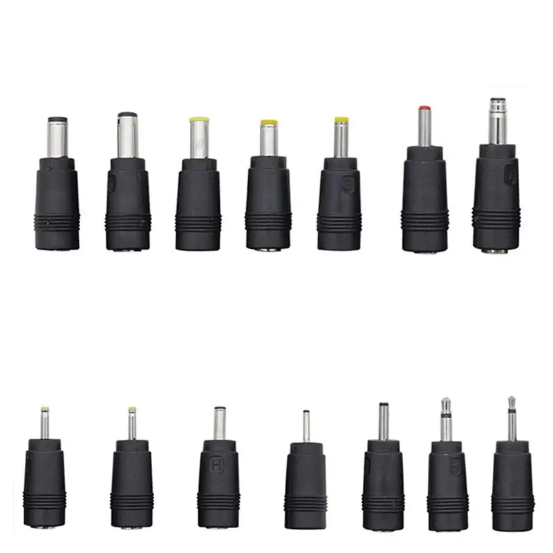 DC 5.5mm x 2.1mm Female Socket To 14 Different Types Of Power Plug Connectors Universal DC Adapter Laptop Power Adapter