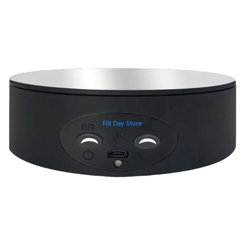 F92C Rotating Display Stand Delicate Turntable for Crafts and Small Models Art Products 360 Degree Cup Display Stand