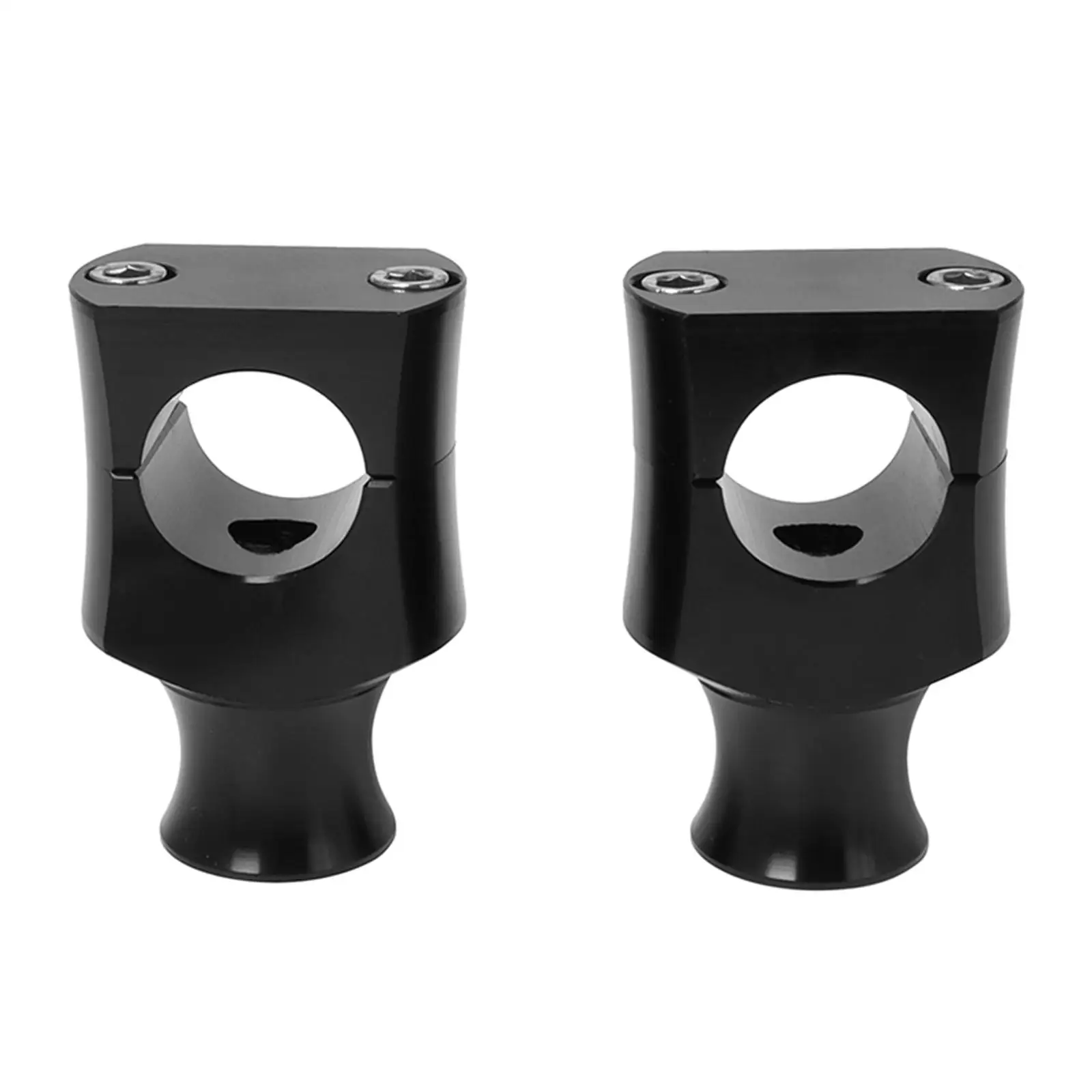 Motorcycle Handlebar Riser Bar Clamp Support Aluminum Alloy for 22mm 25mm Handlebars Upright Riding Position