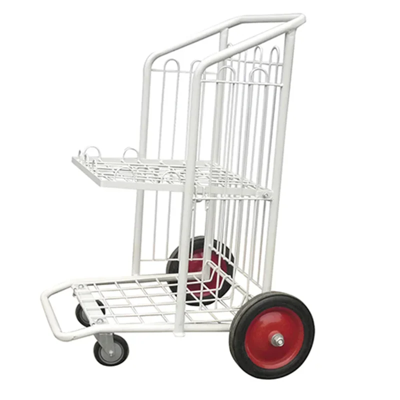 High quality style customized supermarket metal shopping trolley truck