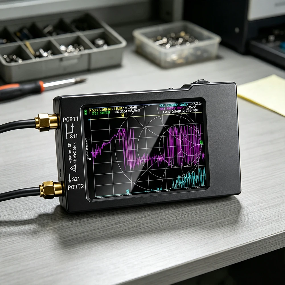 For Ham Radio Testing Vector Network Analyzer For Field RF Measurements Black High Dynamic Range Network Analyzer