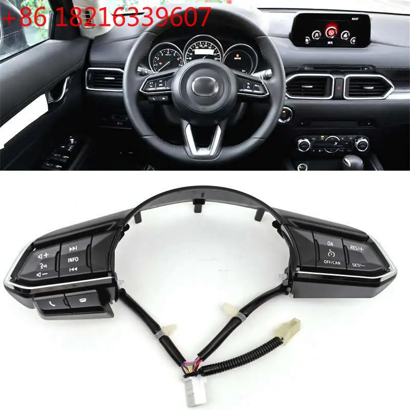 TAO For Mazda 6 GJ Atenza Mazda 3 BN Axela Mazda CX-5 KF steering wheel control button Cruise control audio volume control switc