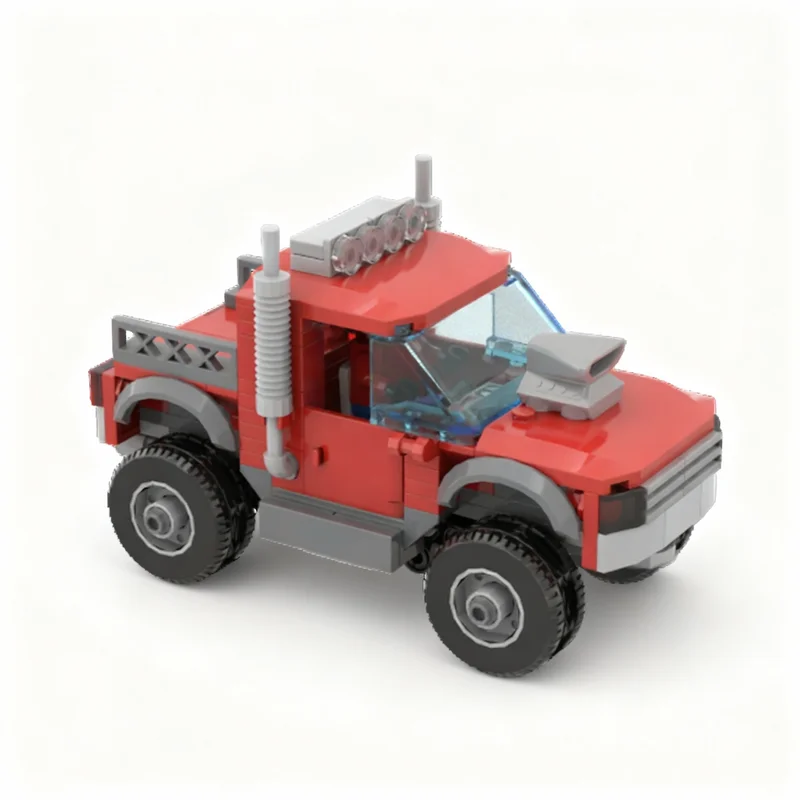 

161pcs MOC Red Pickup Truck Creator Model Building Blocks Construction Toy Christmas Gifts DIY Creative Idea Education Assemble