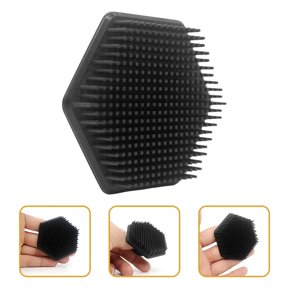 Spazzola per il viso in silicone Pulizia Scrubber Massaggiatore per il cuoio capelluto Spugne per il viso da bagno Maniglia femminile per la casa