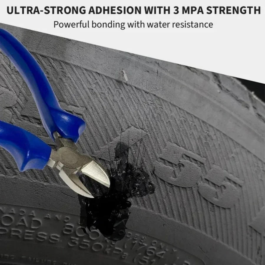 Universal Tire Repair Glue, Tire Sealant, Car Tire Repair Gel Tire Repair Gel Rubber Adhesive Not Corrosive Tire Scratches Crack image 5
