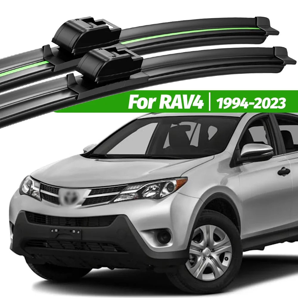 

For Toyota RAV4 1994-2023 2pcs Front Windshield Wiper Blades 2000 2004 2007 2012 2013 2018 2019 Windscreen Window Accessories