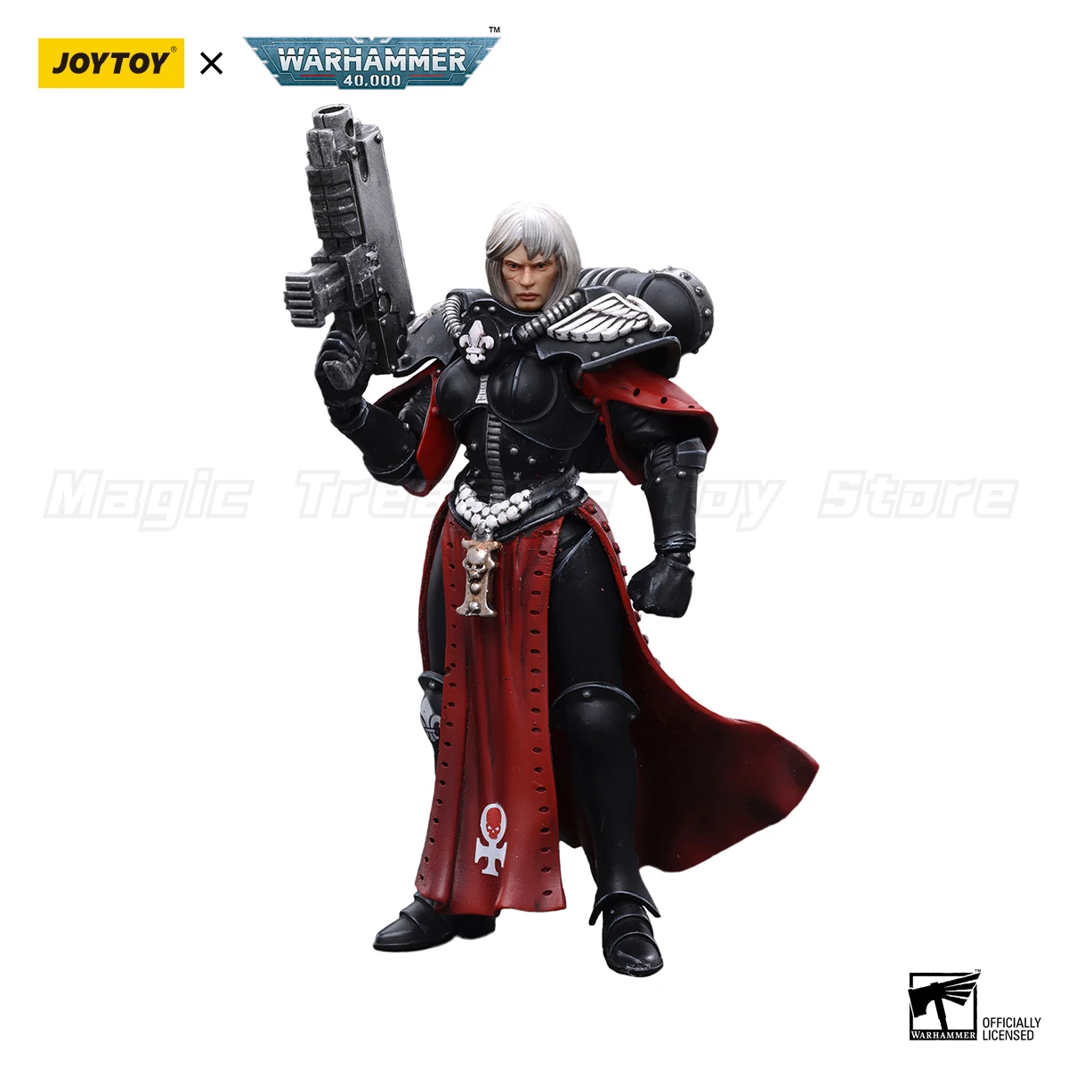 【متوفر】JOYTOY 1/18 مجسم شخصية Warhammer 40K Adepta Sororitas Imagifier Sister Saelon Noyalle Superior Kassia Jurel Model