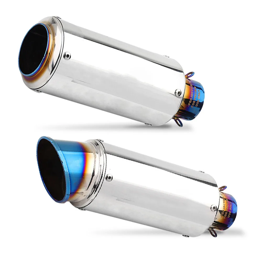

Motorcycle Exhaust Accessory Universal 51/60MM Interface GP-project Muffler With DBKiller For z900 R3 R25 MT07 MT09 R1 Z400 Z650