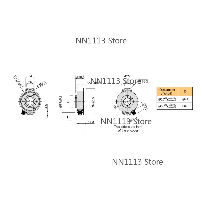 K77-T6E Optical Enc…