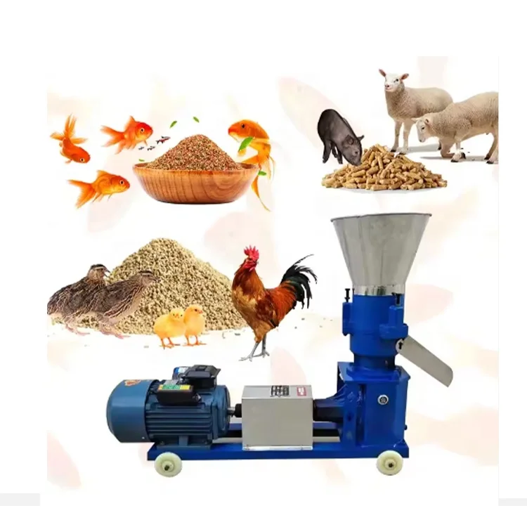 Chicken and cattle feed pellet machine, pelletizer, feed pelletizer