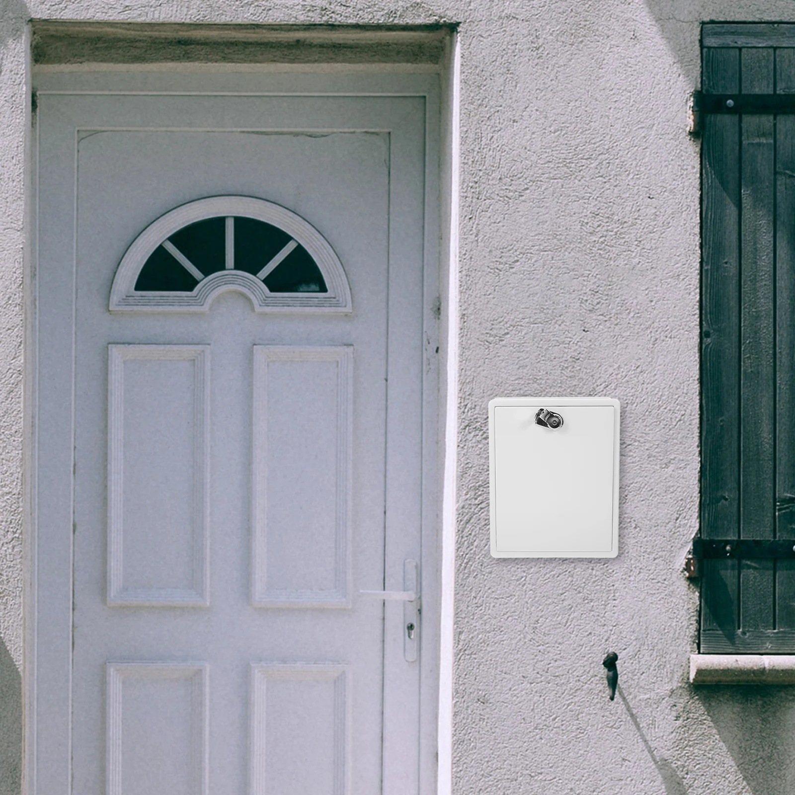 

Milk Delivery Box Wall Mounted Outdoor Locking Mailbox Small Secure Package Storage Cabinet For Porch Unusual Mailboxes Retro