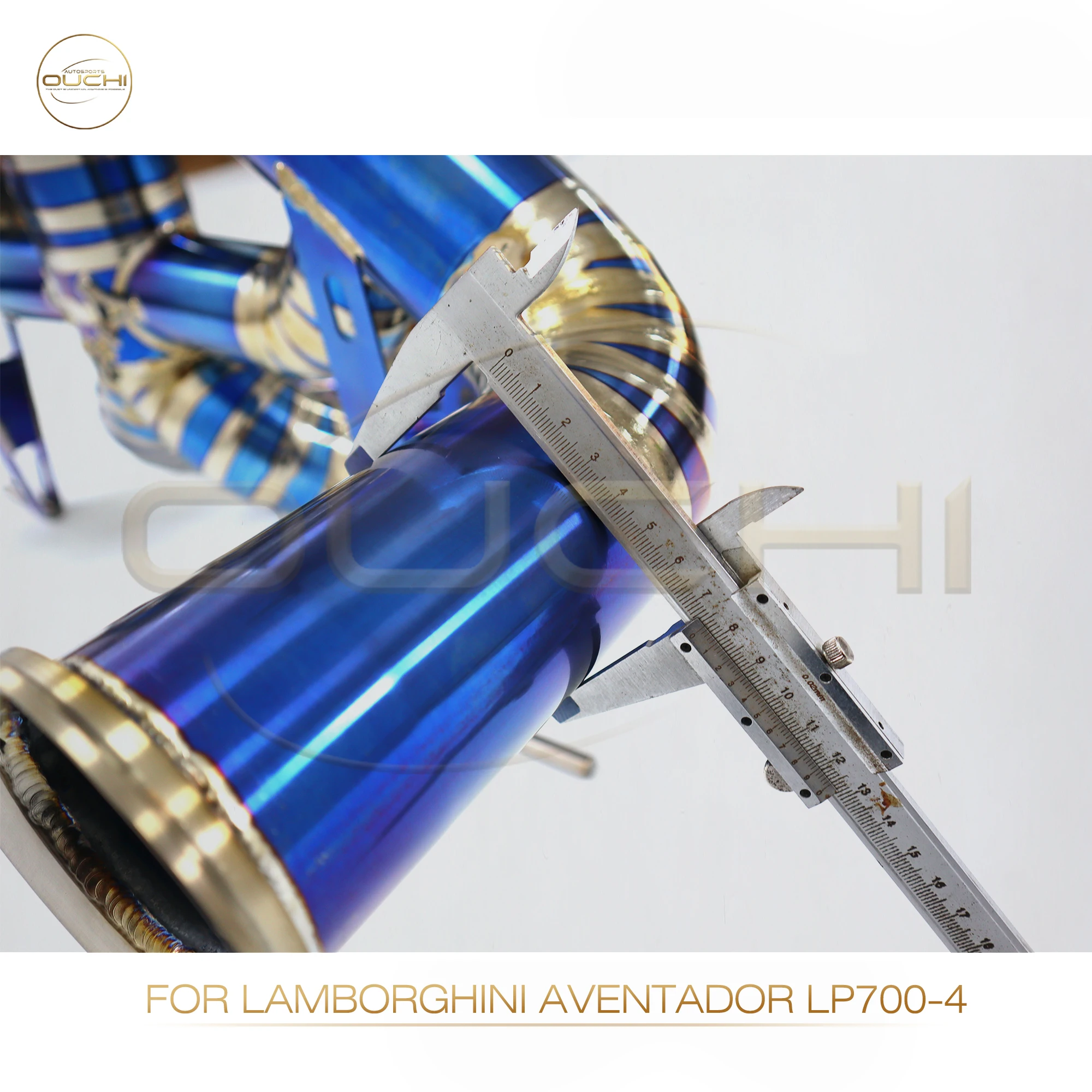 

OUCHI Factory Direct Sales Catback for Lamborghini Aventador LP700-4 TC4 Good Heat Disspation With Pneumatic Valves Exhaust Tips