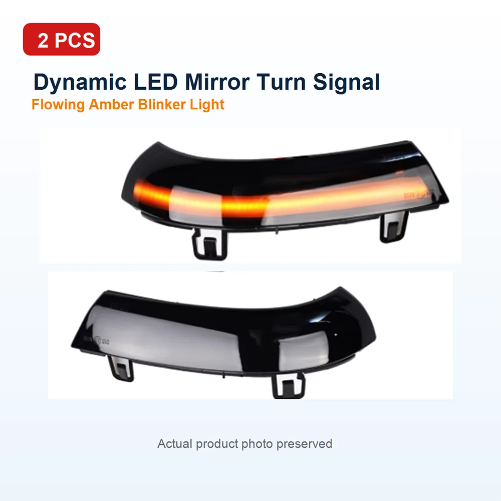 

LED Dynamic Turn Signal Light For VW Passat B6 GOLF 5 Jetta MK5 Passat B5.5 GTI V Sharan Flowing Water Blinker Flashing Light