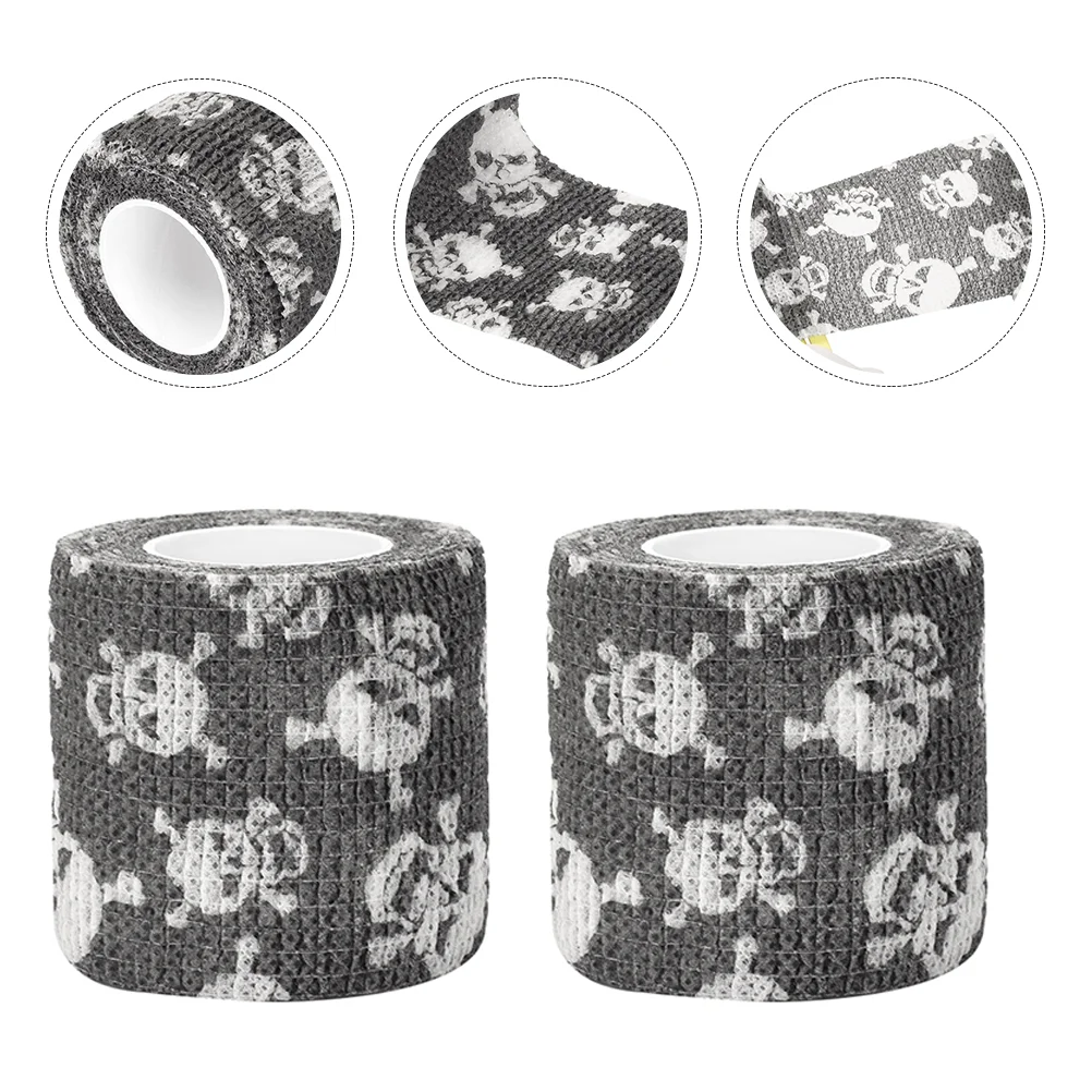 

3 Pcs Bandage Elastic Wound Tape Bandages Non-woven Fabric Cohesive Adhesive Tattoos Tapes