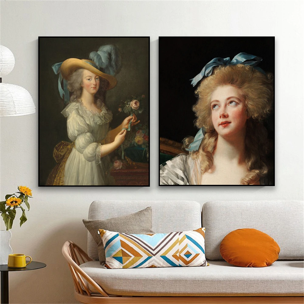 

Classical Madame Grand Oil Painting Poster Renaissance Art Prints Home Living Room Canvas Painting Gallery Home Bedroom Decor