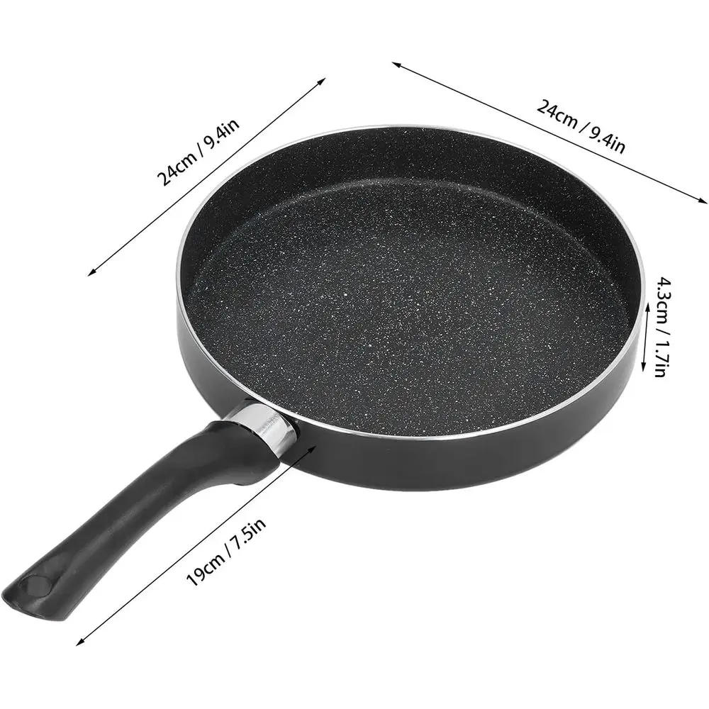Large Heavy-Duty Frying Pan - Perfect for Omelettes and Steaks
