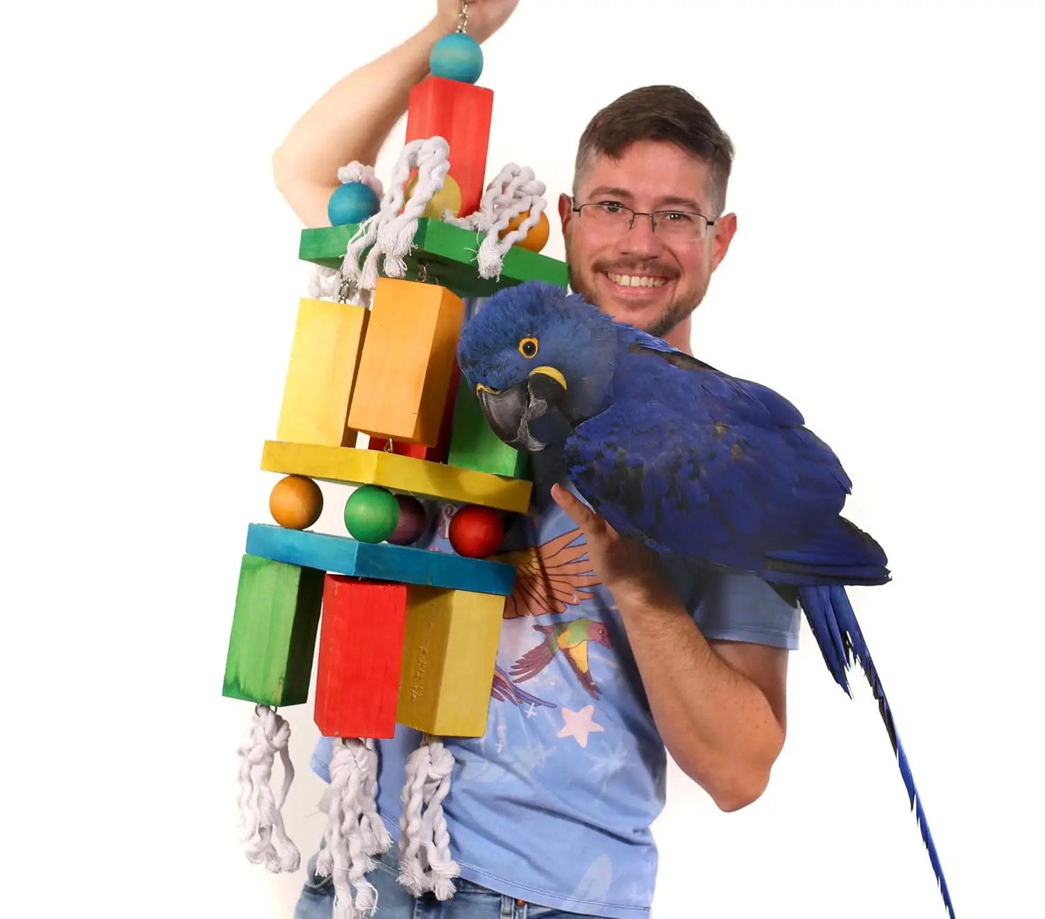 Tropical Mammoth - XXL Parrot Toy - Huge Parrot Toy for Hyacinth and GreenWinged Macaw