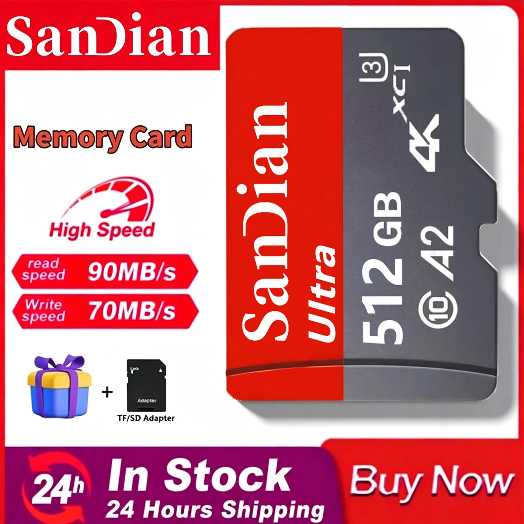 Dash Cam Sd Card 256Gb High Endurance - Tarjeta Micro TF SD de 256