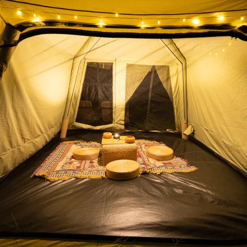

Large New Style Luxury Oxford Air Tent Inflatable Outdoor Camping Tent For Families On Sale