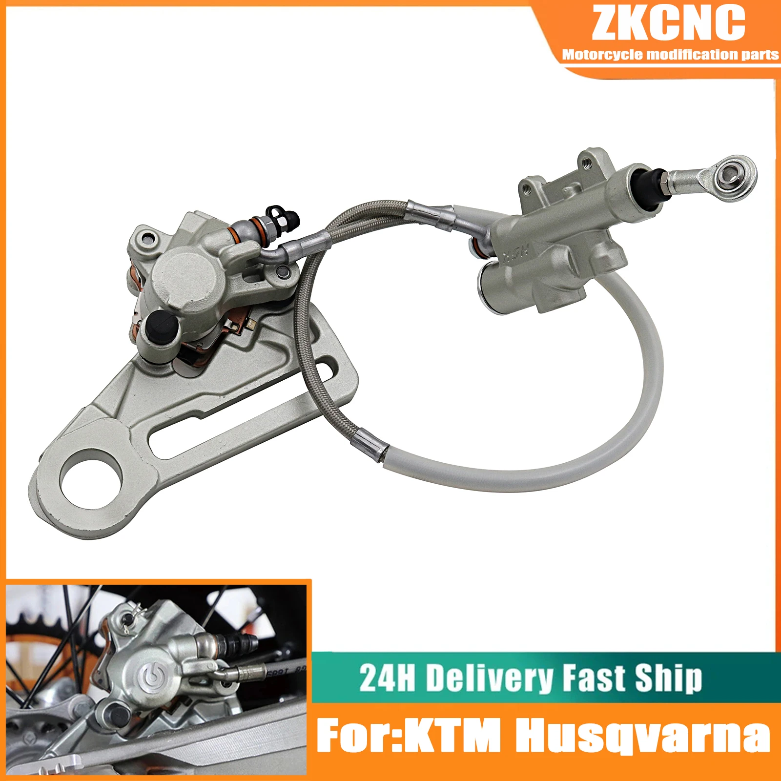 

Motorcycle Rear Brake Pump Assembly Brake Caliper For KTM EXC EXCF XC XCF XCW XCFW SX SXF For Husqvarna TC FC TE FE TX FX 04-23