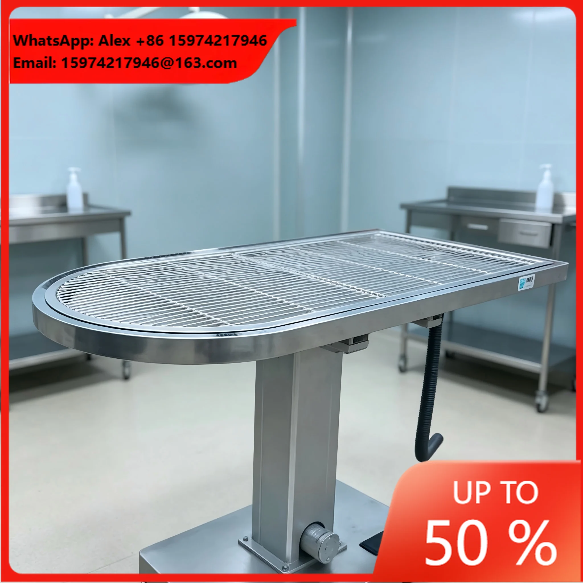 Electric Lifting Stainless Steel Pet Examination Table Veterinary Operating Table Grooming Treatment Table For Animal Clinic