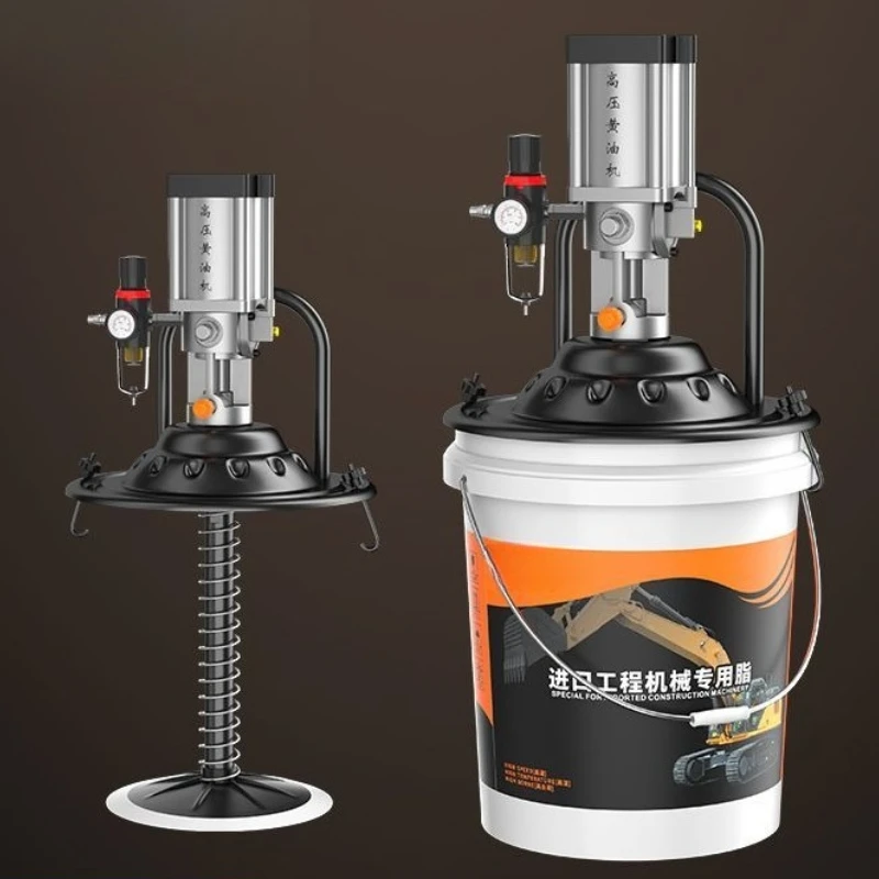 

Barrel type butter machine Pneumatic high pressure automatic oiler Small butter pump