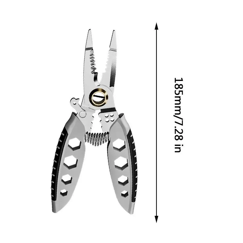 Muti-Styles Wire Strippers Electrician Pliers Needle Nose Pliers for Clamping Screwing Wire Stripping Cable Cutting Wire