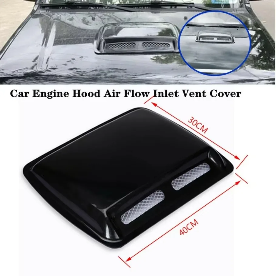 Large Universal Car Engine Hood Air Flow Inlet Vent Cool SUV Front Grille Cover