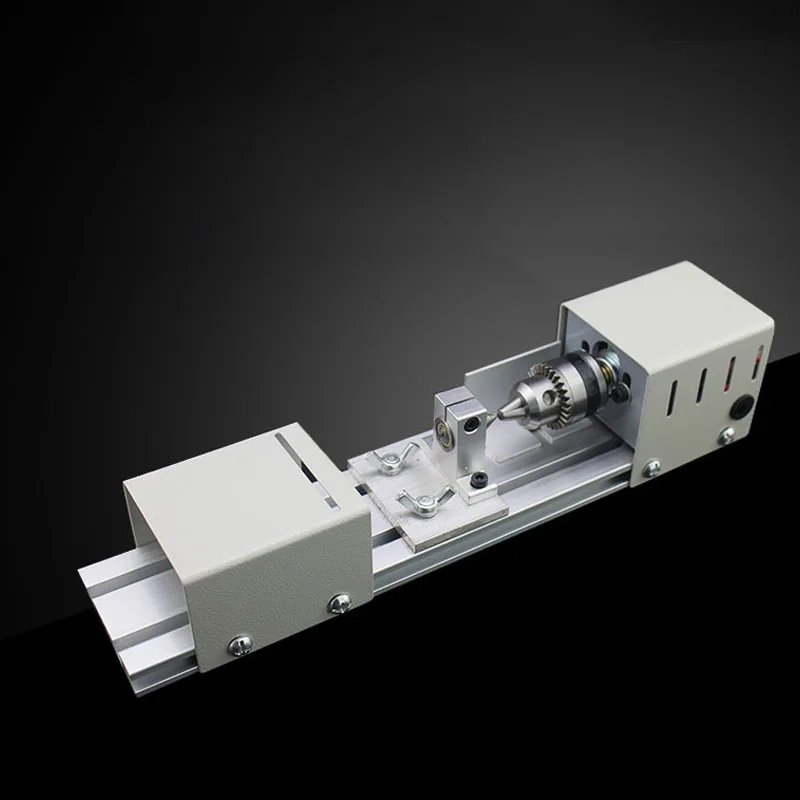 Mini torno de cuentas de 24V CC, torno de perlas de Buda en miniatura, bricolaje, carpintería, torno de perlas de Buda, herramienta rotativa de taladro