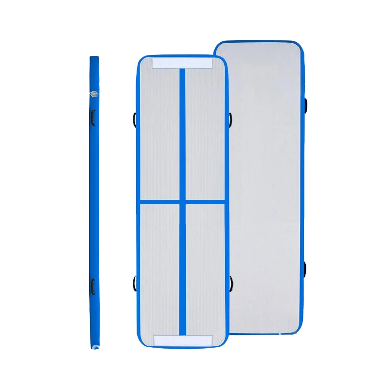 OEM مصنع بالجملة نفخ سجادة رياضية 3m 4m 5m 6m رائجة البيع الجمباز الهواء المسار حصيرة للترفيه المائي الرياضة اليوغا الطرف #1