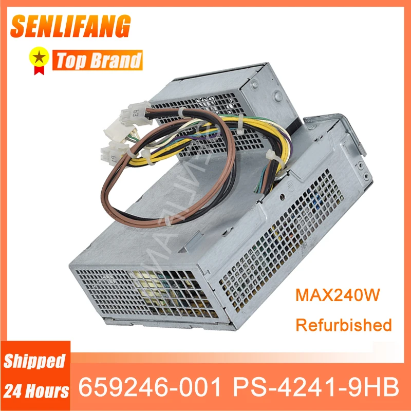 MAX 240W SFF Power Supply 659193-001 659246-001 PS-4241-9HB For HP Server PSU PS-4241-9HA Well Tested