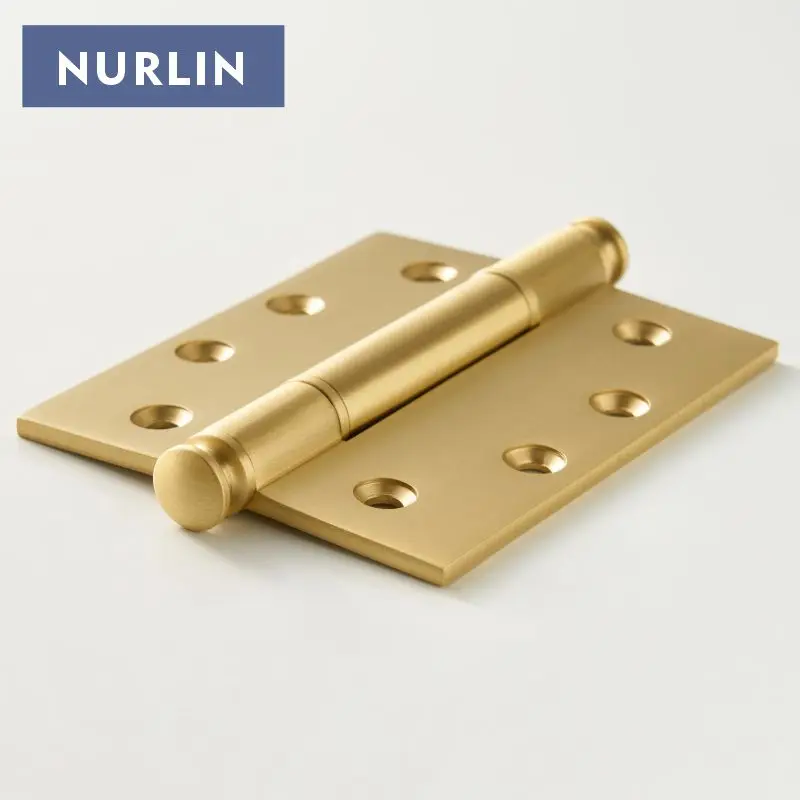 Nurlin Solid Brass Thick And Sturdy Door Gate Hinge Matte Brass Antique Brass Black Single Piece Price