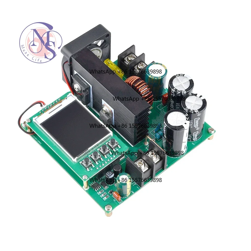 ZOCI-DC-DC Boost Converter Module 9-60V to 10-120V, 900W 15A CC CV Step Up Power Voltage Regulator