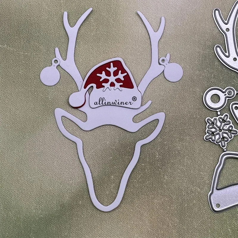 

Flower deer decoration Metal Cutting Dies for DIY Scrapbooking Album Paper Cards Decorative Crafts Embossing Die Cuts