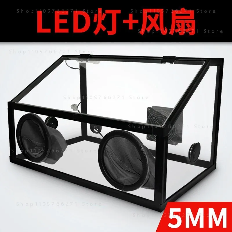 Dust Proof Box Polishing Machine, Transparent Acrylic Cover for Carving Grinder Jade Beeswax Crafts Engraving