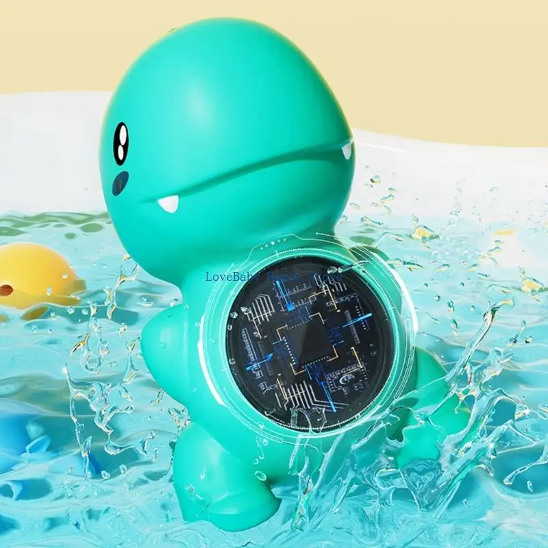 

BX0D Автоматические термометры для воды для ванны Динозавр Игрушка Дизайн 3 Световые индикаторы для младенцев